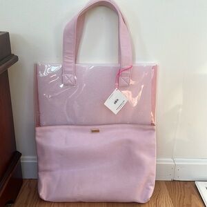 New! Bando blush pink peekaboo bag.